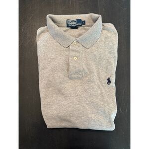 NWOT Men's Ralph Lauren Gray cotton Polo, size L